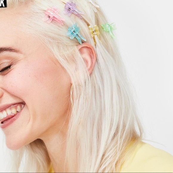 Dolls Kill Accessories - iridescent dragonfly clips